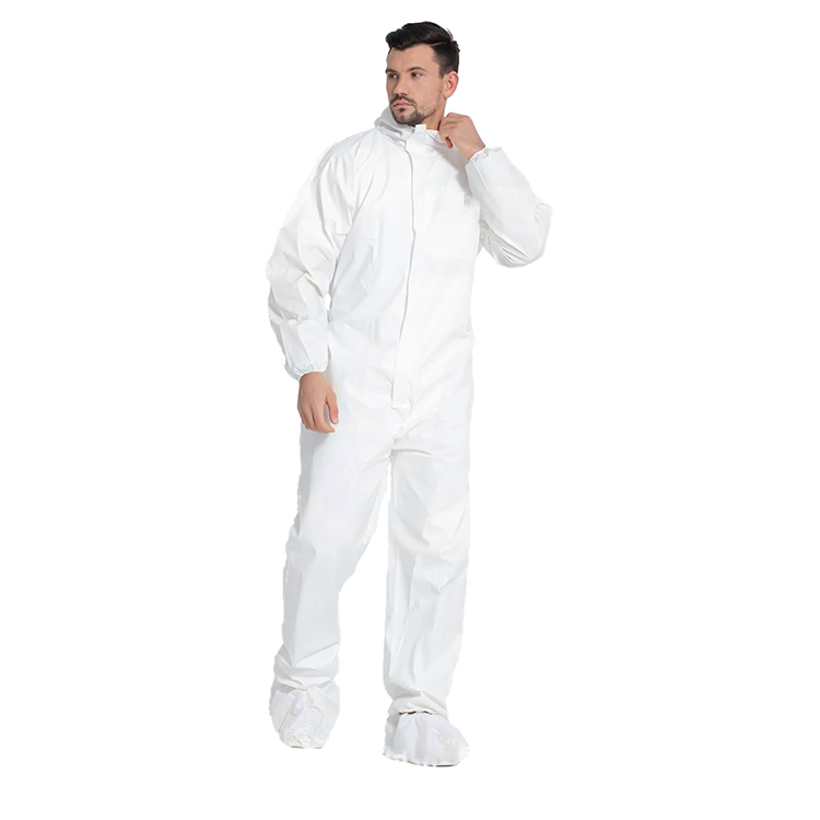 Aeofa Liquid Resistant Ppe Microporous Non Woven Work Coverall Disposable Suit