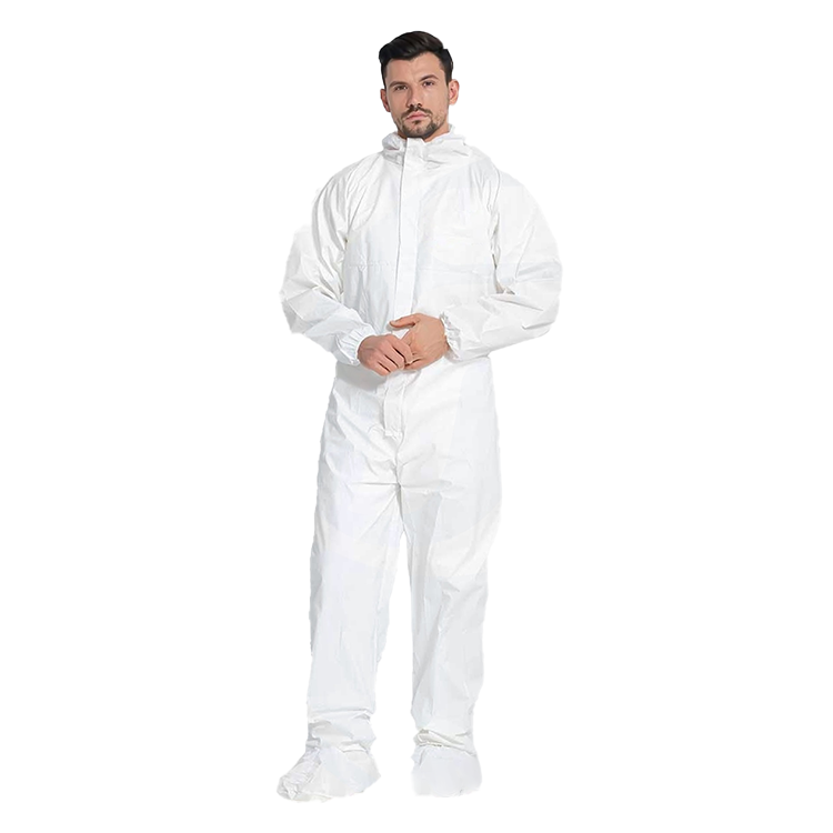 Aeofa Liquid Resistant Ppe Microporous Non Woven Work Coverall Disposable Suit