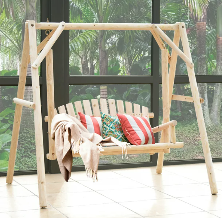 Wooden Swing Camping Area Occasion Export Manufacture For Children Playground Outdoor Swings Made in Vietnam