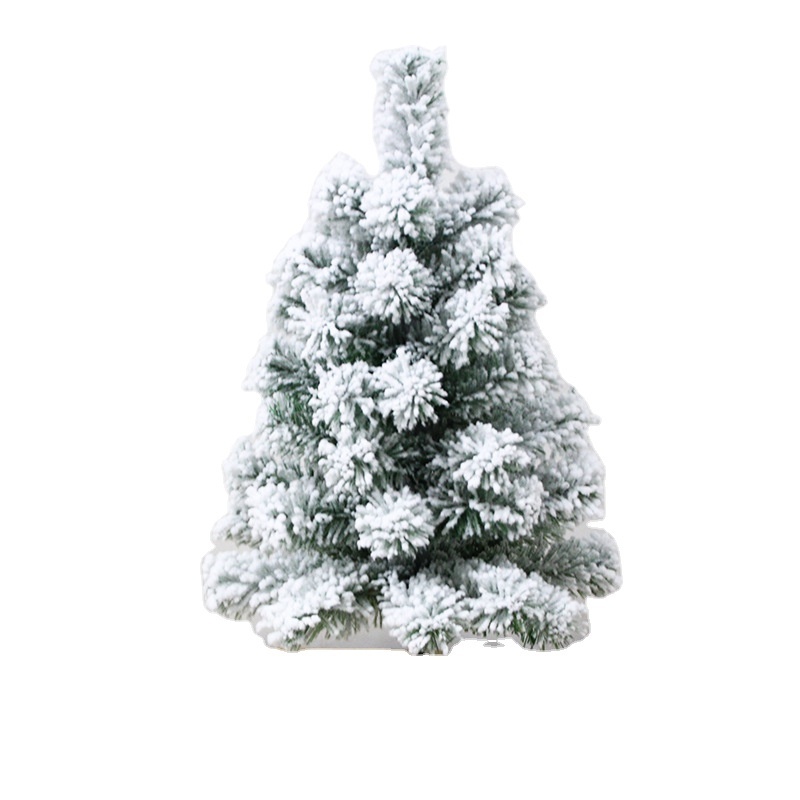 High quality 1.5m 1.8m 2.1m White Snow Spraying White Flocked Christmas Tree sales