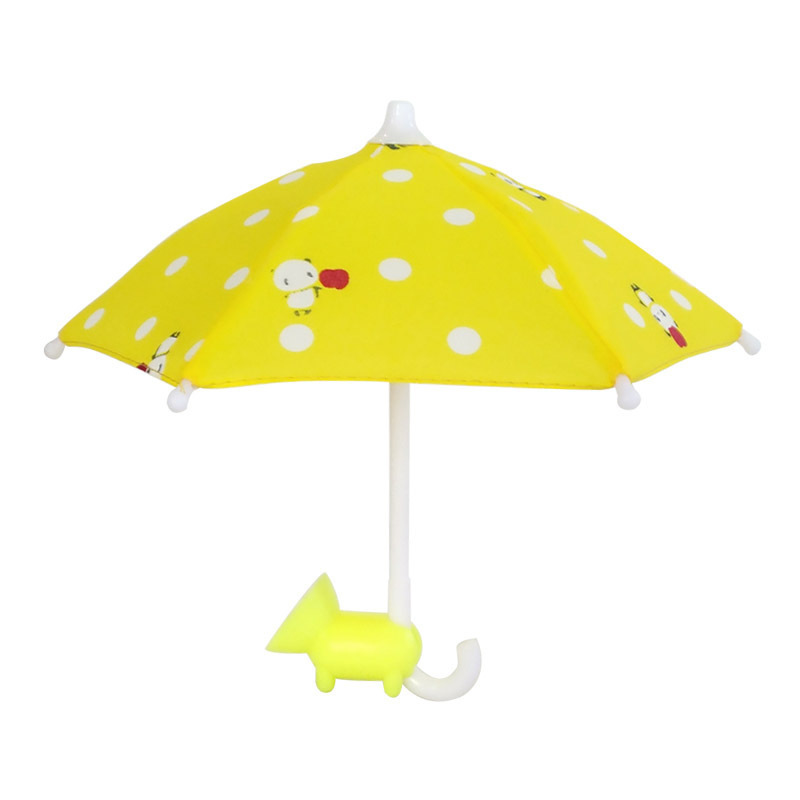 Customize Unique Mini Toy Phone Umbrella With Phone Holder Mini Umbrella For Phone