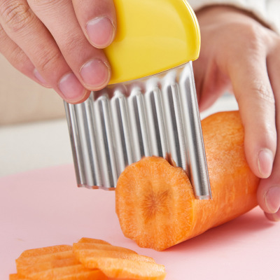 Wave Onion Potato Slices Wrinkled French Fries Salad Corrugated Cutting Chopped Potato Peeler