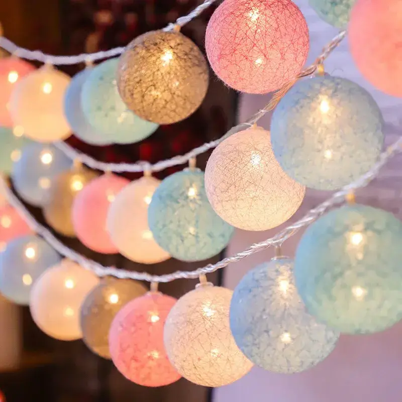 Hot Selling Outdoor String Lights Clear Crystal Ball Led Decoration Strings For Holiday Party Outdoor Garden Crystal Ball