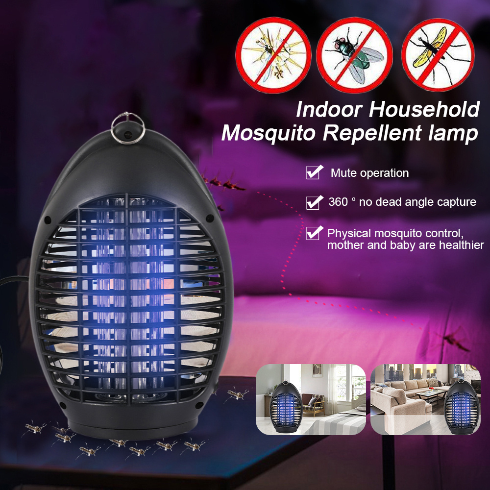 Electronic UV LED Pest Mosquito Killer Bug Zapper Insect Lamp Light-Emitting Flying Insect Mosquito Trap for Indoor