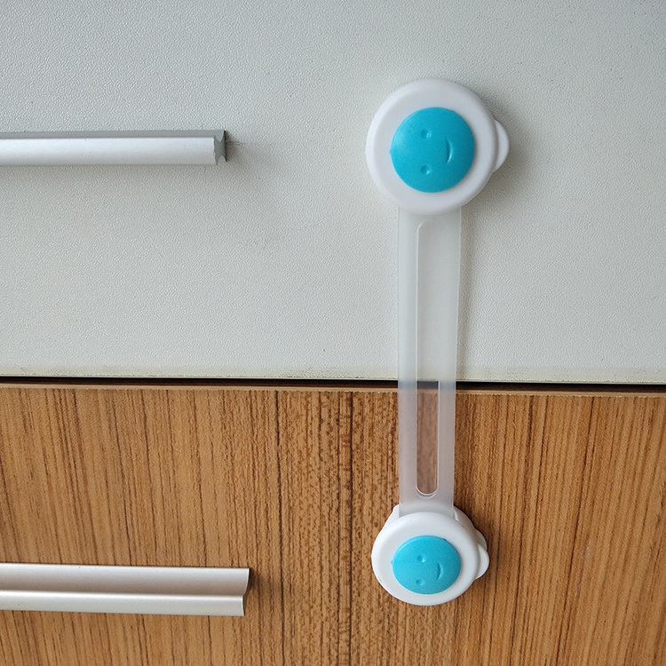 Wholesale Smile Shaped Baby Child Safety Cabinet Lock For Cabinet Refrigerator Window Closet Protect Toddler Safety Lock