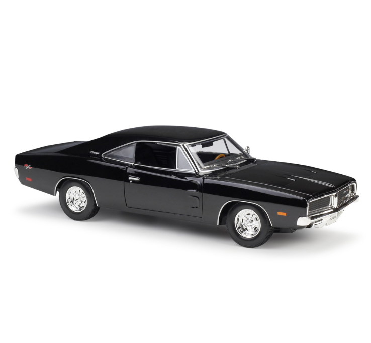 1:18 1969 Dodge Charger R/T simulation alloy car model collection