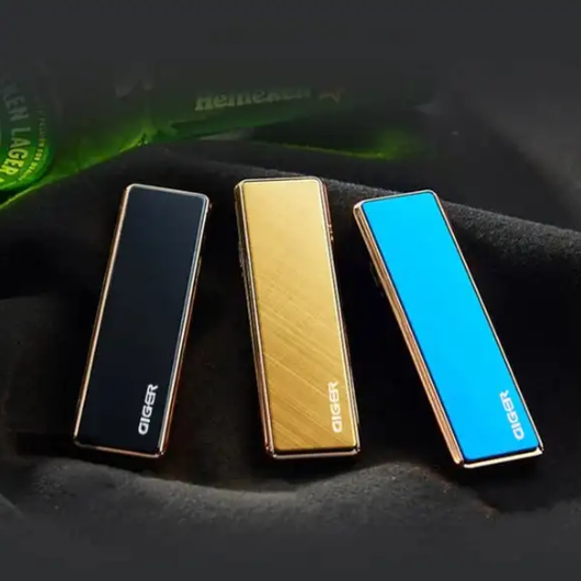 Flameless Electric Plasma Arc Lighter Metal Windproof Waterproof USB Rechargeable Dual Arc Lighter Creative Gift Silent Lighter