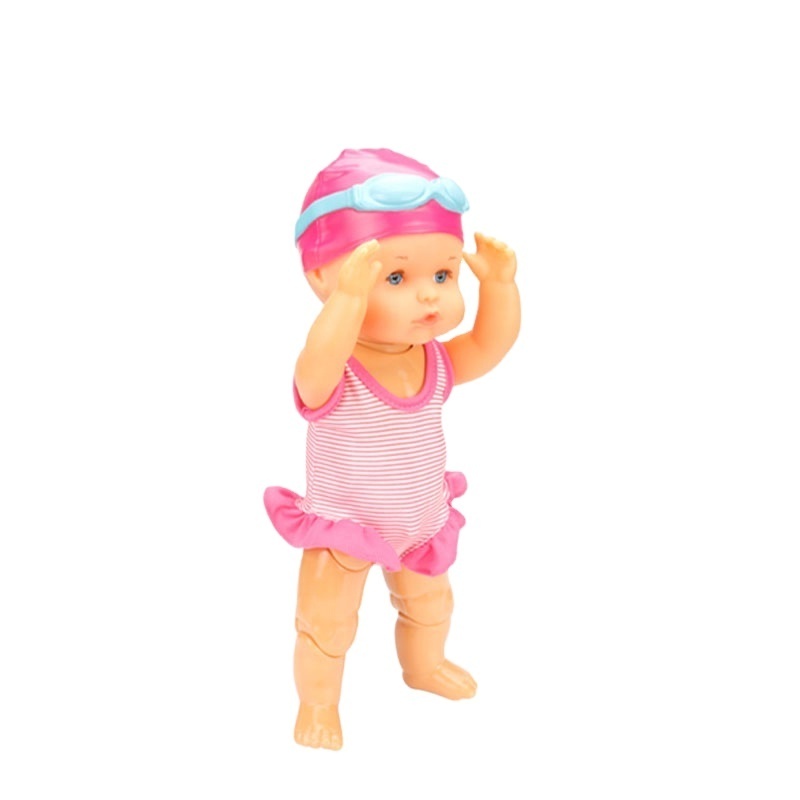 2020 hot selling summer interactive toy 13 inch realistic baby swimming doll with movable joints