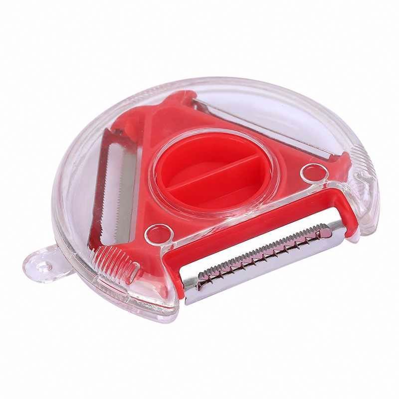 Three-in-one multi-functional kitchen peeler Magic Trio Peeler Set Slicer Stainless Steel Peeler Shredder Julienne Cutter