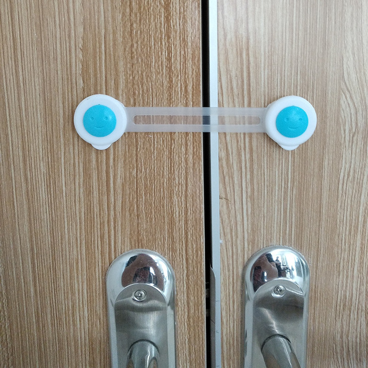 Wholesale Smile Shaped Baby Child Safety Cabinet Lock For Cabinet Refrigerator Window Closet Protect Toddler Safety Lock