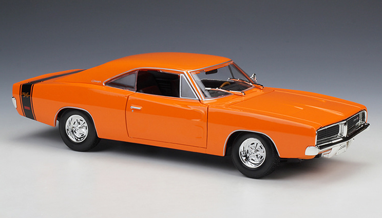 1:18 1969 Dodge Charger R/T simulation alloy car model collection