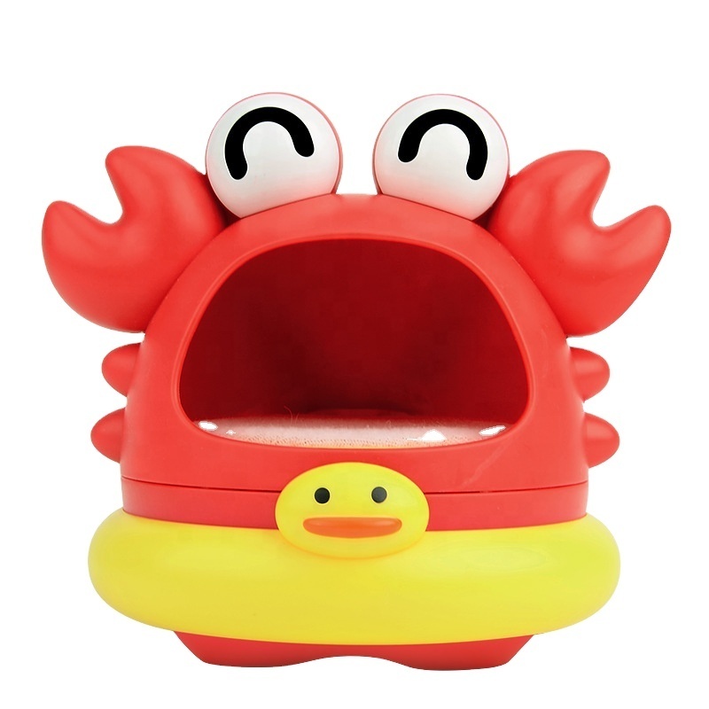 Bubble blowing machine shark bathroom bath toy children outdoor playing in water crab blowing bubble making machine