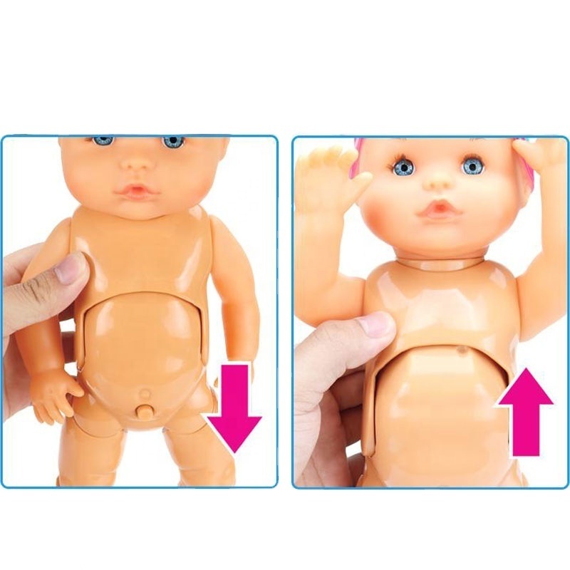 2020 hot selling summer interactive toy 13 inch realistic baby swimming doll with movable joints