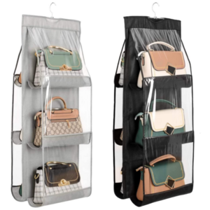 Dust Proof Storage Holder Bag Wardrobe Closet Organizer Hanging Handbag Organizer