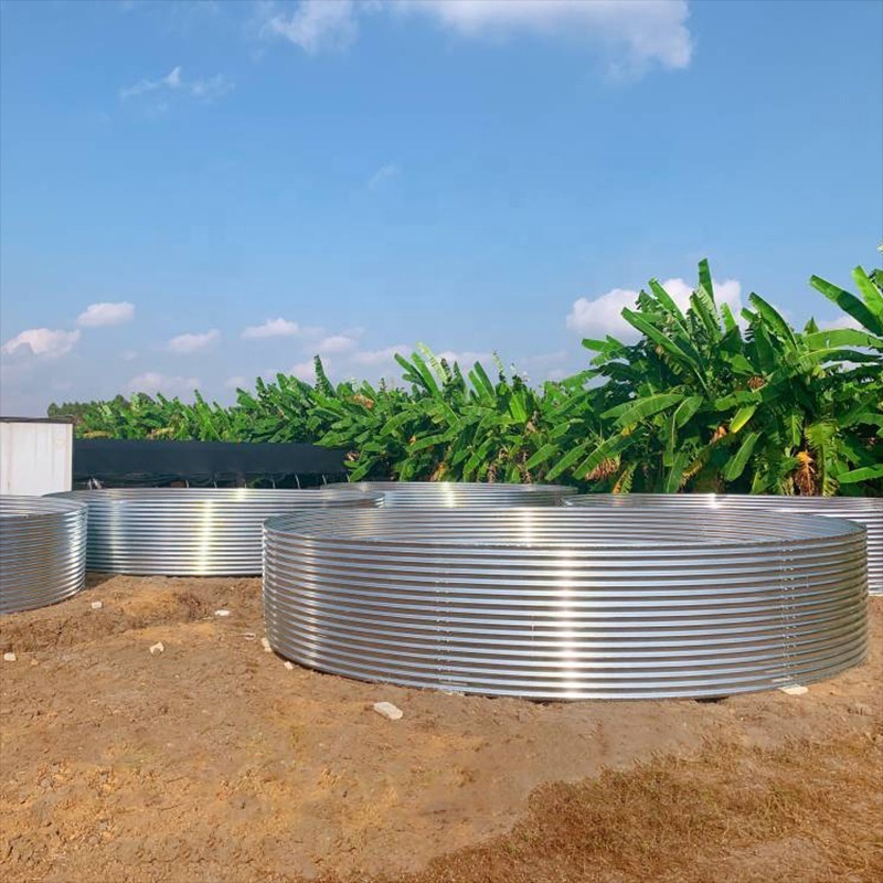 commercial fish pond portable galvanized circular tarpaulin fish pond price