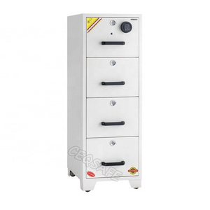 CEQSAFE China Supplier Four Drawers Fireproof Safe Resistant Filing Cabinets