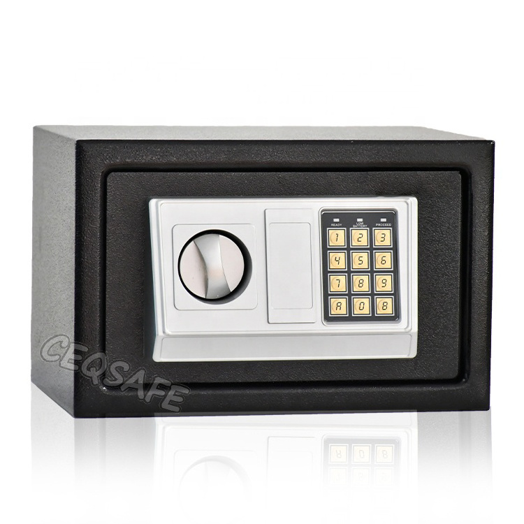 CEQSAFE Custom Mini Money Jewelry Digital Electronic Lock Safe Box Home Safe Box with Lock