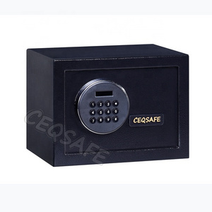 CEQSAFE Hotel Digital Fingerprint Smart Electronic Lock For Bank Box Home Time Safe Money Deposit Safety Kids Small Safe