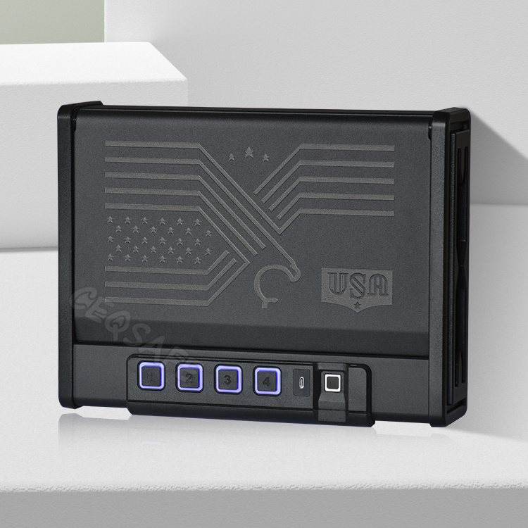 CEQSAFE New Design Digital With Biometric Gun Safe Fingerprint Safe Box