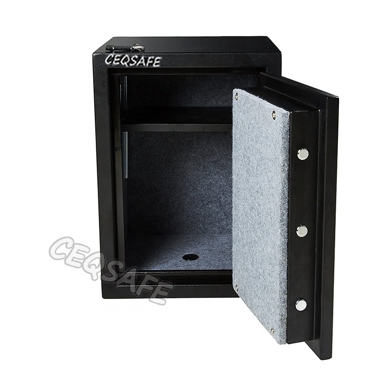 CEQSAFE China Key Type Fire Resistant Box 2 Hour Dual Control Fireproof Safe