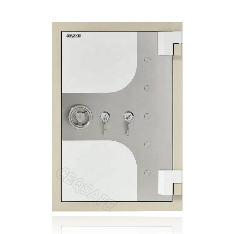 CEQSAFE Double Lock Key Electronic Digital Security Fireproof Safe Box