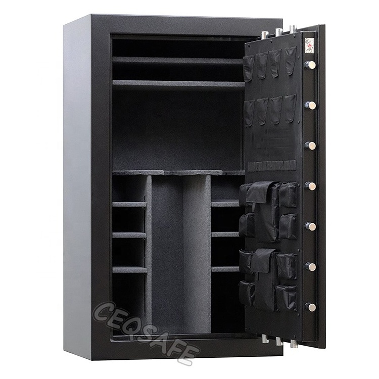 CEQSAFE American High Quality Key Lock Electronic Gun Cabinet Safe Box