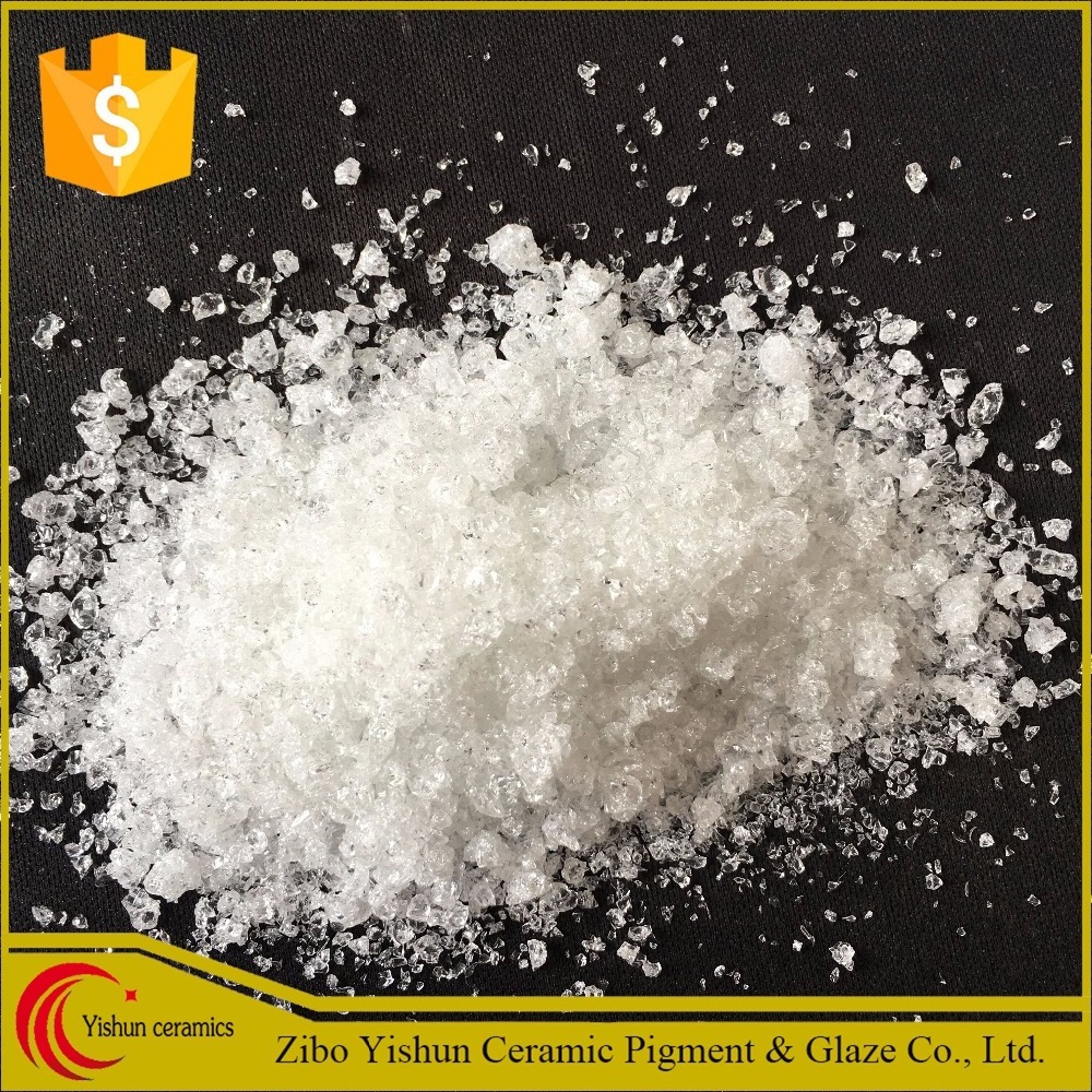 white ceramic frit high-boron high expansion transparent frit