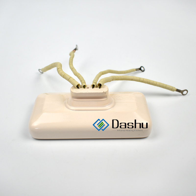 DaShu Long Wave 245x85mm 240v Ceramic Ir Infrared Heater Emitter Heating Plate Electric Element with Thermocouple