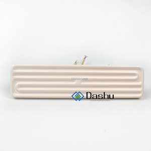 DaShu Long Wave 245x85mm 240v Ceramic Ir Infrared Heater Emitter Heating Plate Electric Element with Thermocouple