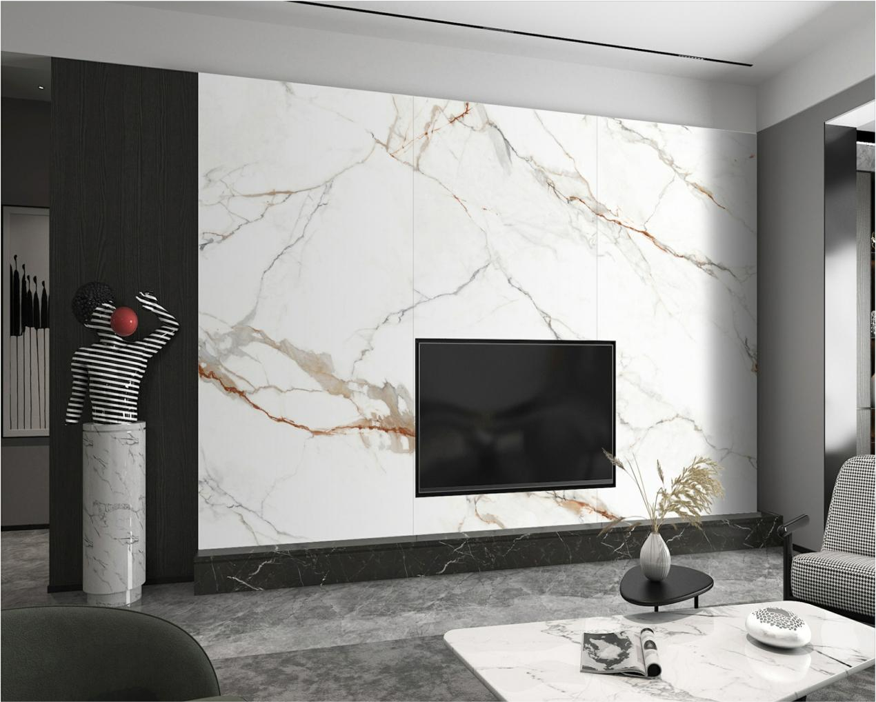 1200*2700mm Foshan sintered stone, granite, marble, large size, large format, countertop, dining table, wall, floor tile