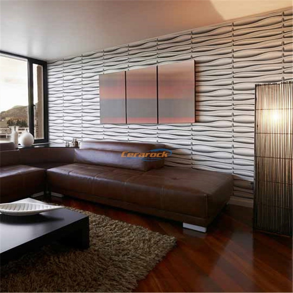 durable interior 3d pvc wall panel for home decoration