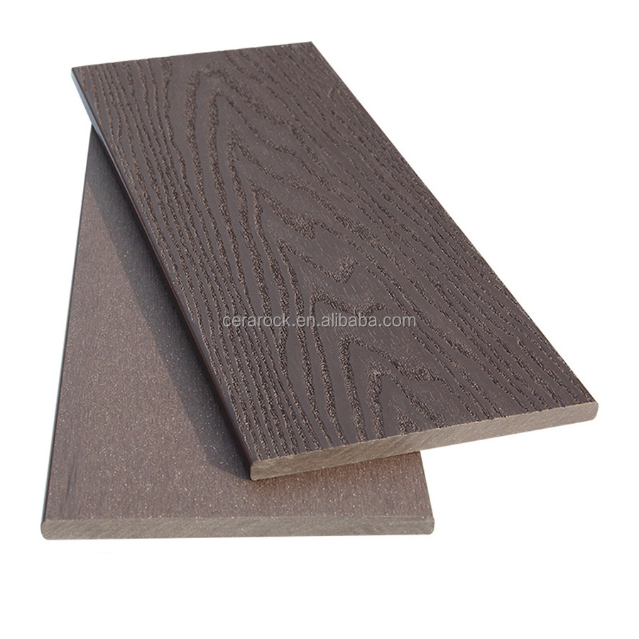 embossing wpc fencing board, sanding wpc fascia board 140*10mm, solid fascia fencing board