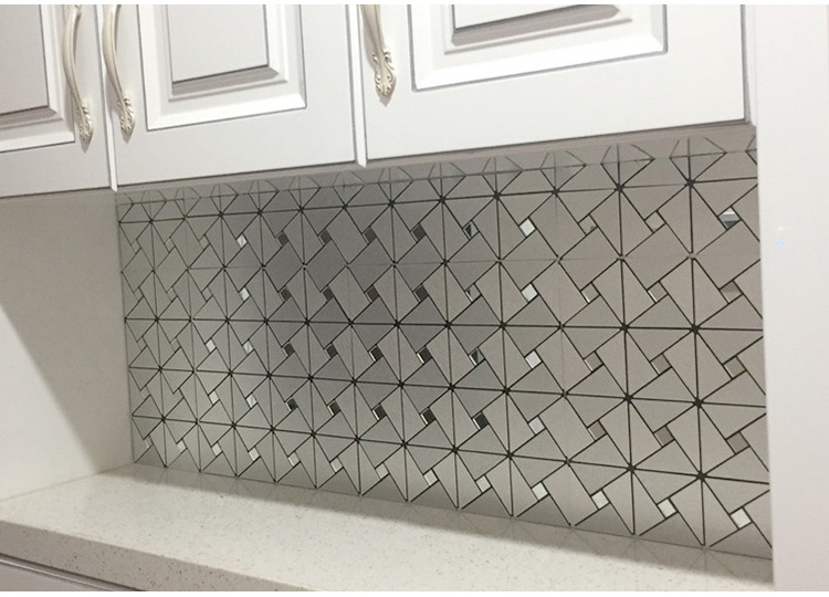 Easy installation self-adhesive backsplash kitchen mosaic tiles