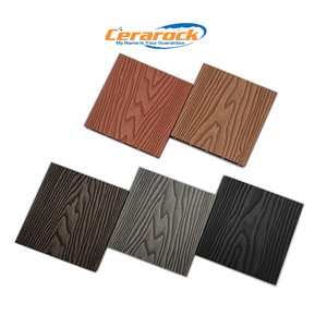 3D deep wood grain embossed outdoor wpc decking