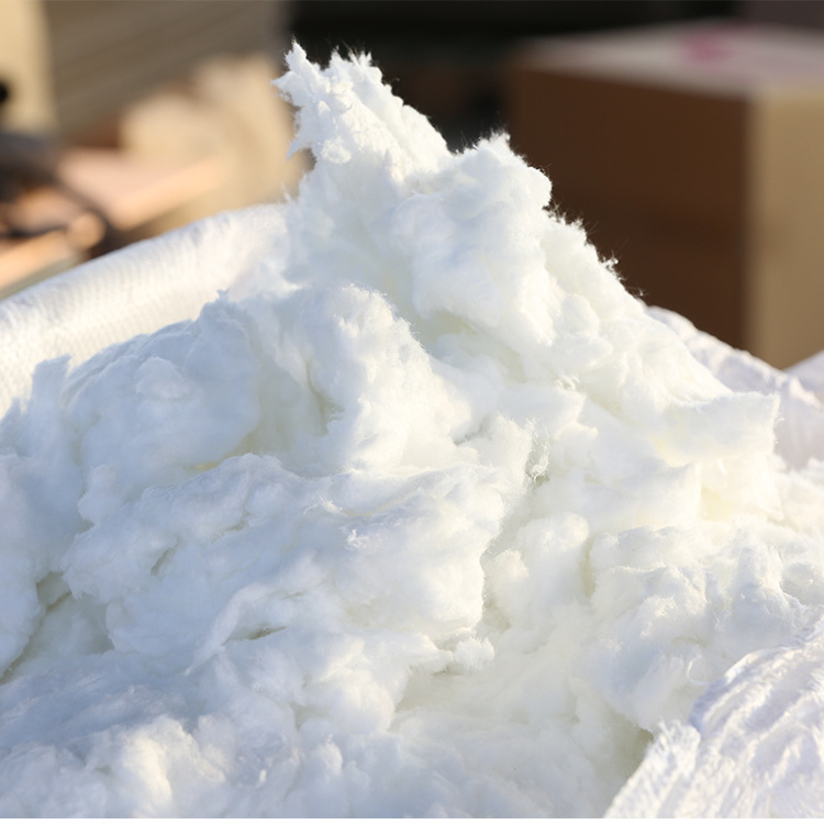 Low Thermal Conductivity Refractory Ceramic Fiber Bulk / Glassfiber Wool