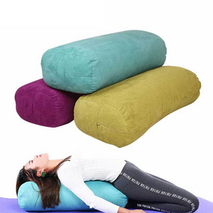 Wholesale Eco Friendly Round Chair Adjustable Natural Portable Zen Pillow Bolster Zafu Buckwheat Yoga Meditation Cushion