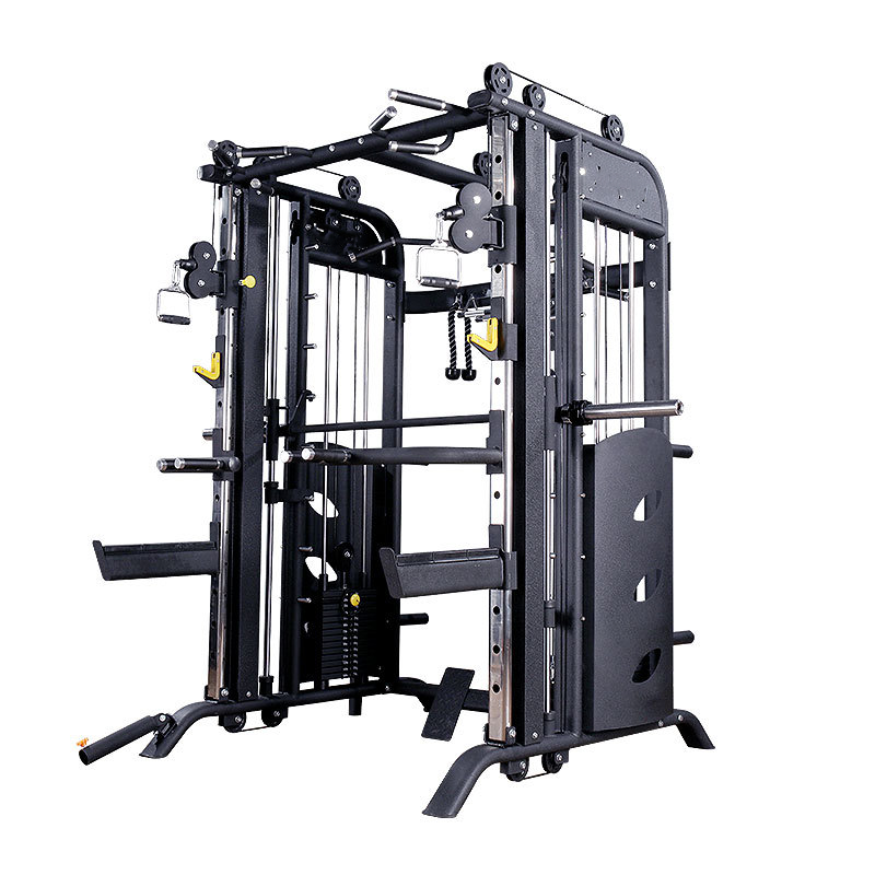 Semi Commercial Muti Trainer Power Cage Squat Rack Home Gym Multi Function Smith Machine for Gym Equipment