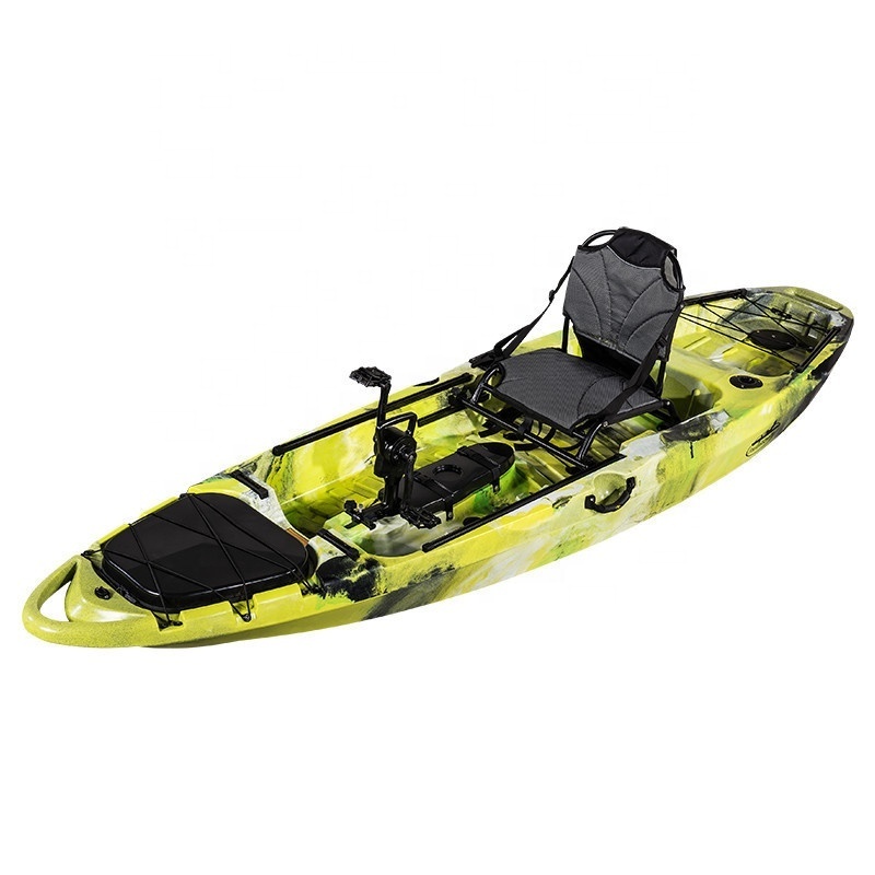 11.9 Ft Big Angler for One People Fishing Polyethylene Plastic Roto-Modeled Kayak Rowing Boats