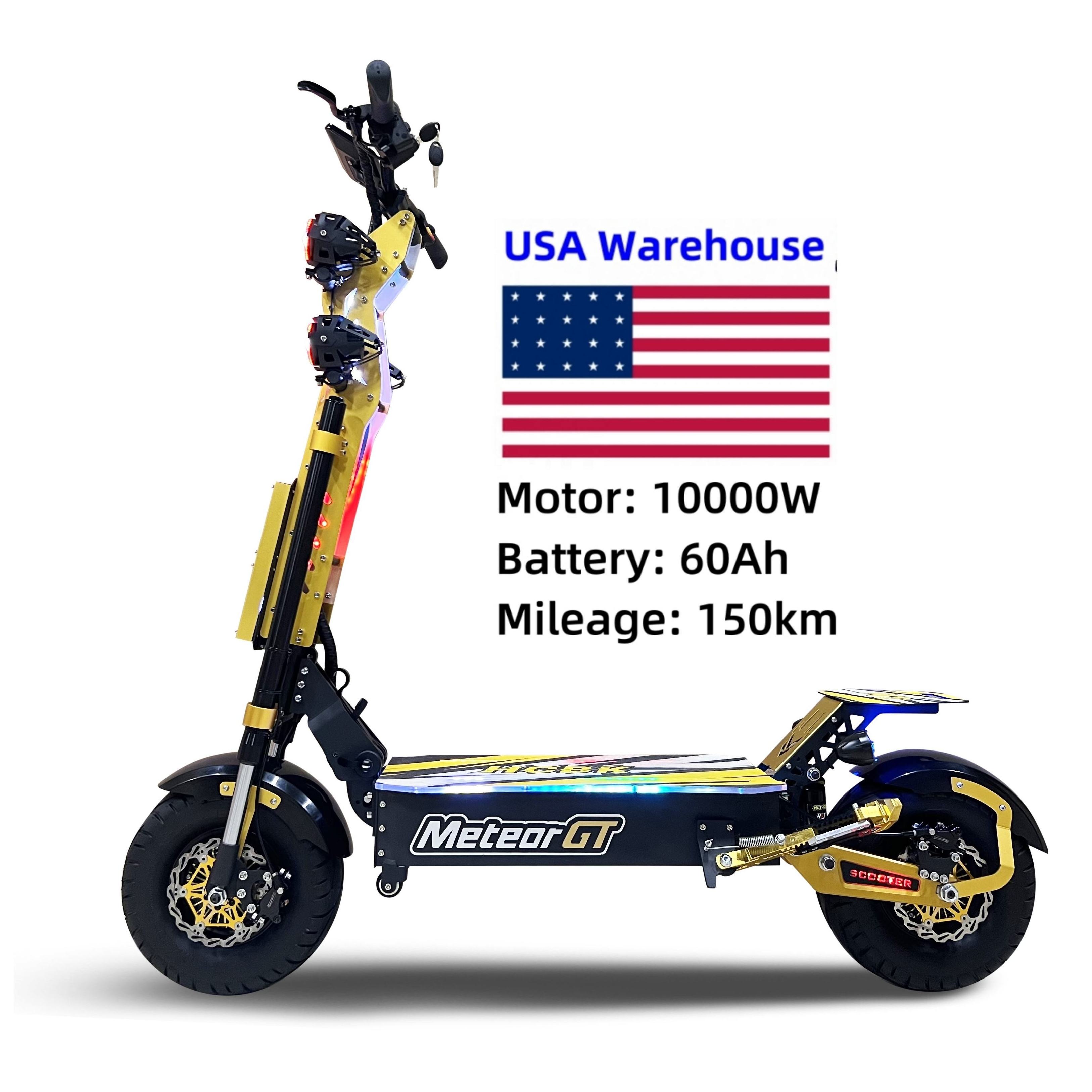 13inch 10000w Dual Motor 5000 Watt Powerful Motor 72v Fast  Halo Knight Mini Off Road 10000w For Adult Electric Scooter