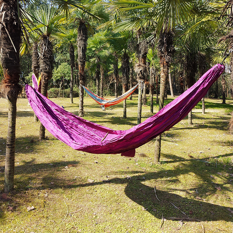 Hot Sale Colorful Parachute Round Cotton Camping Hammock,Hanging Sleeping Hammock