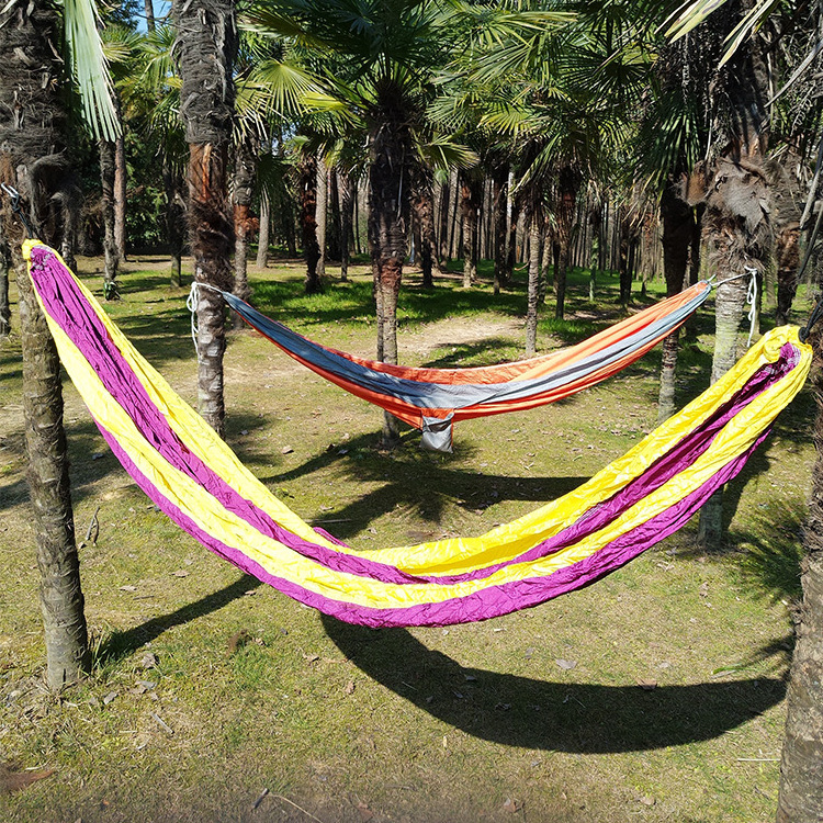 Hot Sale Colorful Parachute Round Cotton Camping Hammock,Hanging Sleeping Hammock