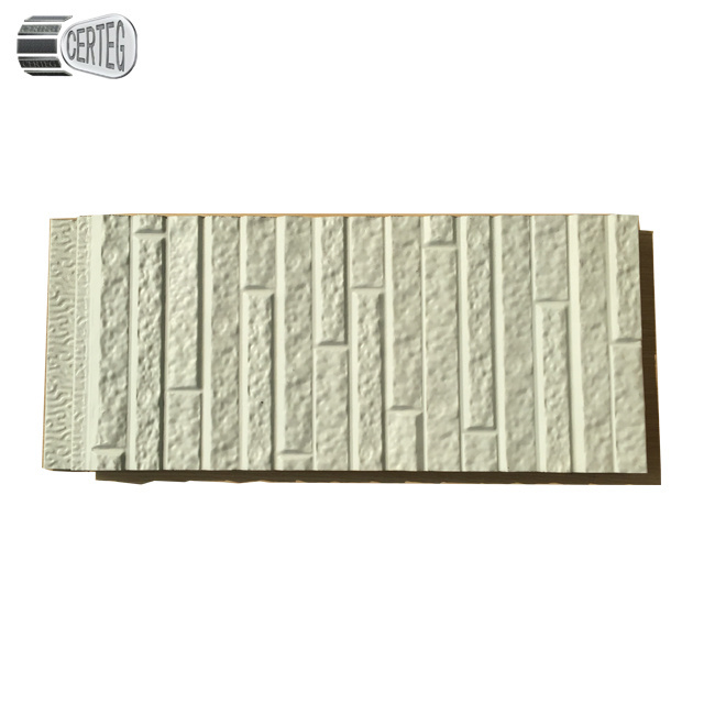 Brick Texture 16mm Rigid PU Sandwich Wall Panel