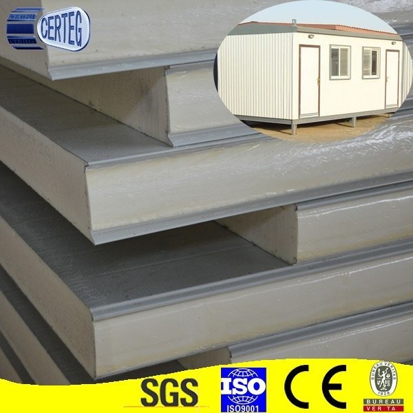 Prefabricated house used SIP panel/polyurethanes sandwich panel/PU sandwich panel for wall and roof