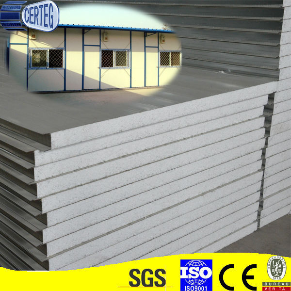 eps sandwich panel for warehouse easy installation/prefabricated wall prices/second hand cold room panels