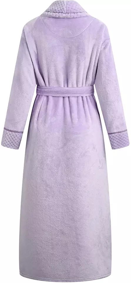 Hotel Bath Robe For Hotel Luxury Unisex 100% Cotton Spa Terry Towel Bathrobe Pink