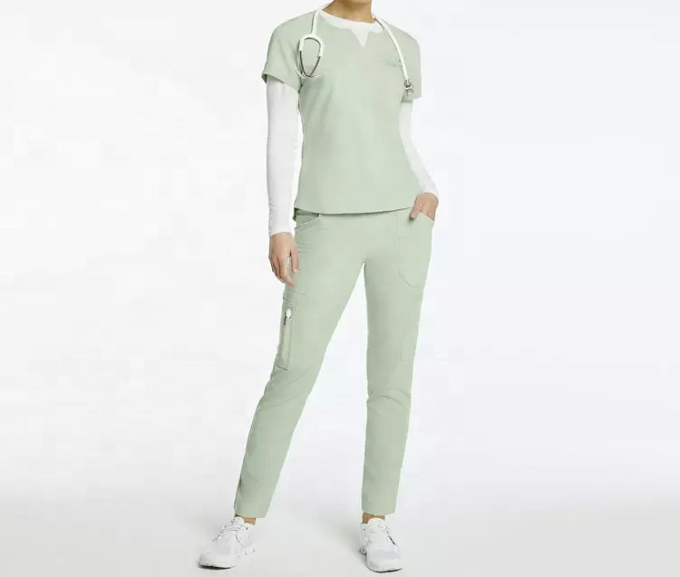 New style unisex medical nursing scrub sets v neck nurse scrubs custom spa uniform medical scrubs women