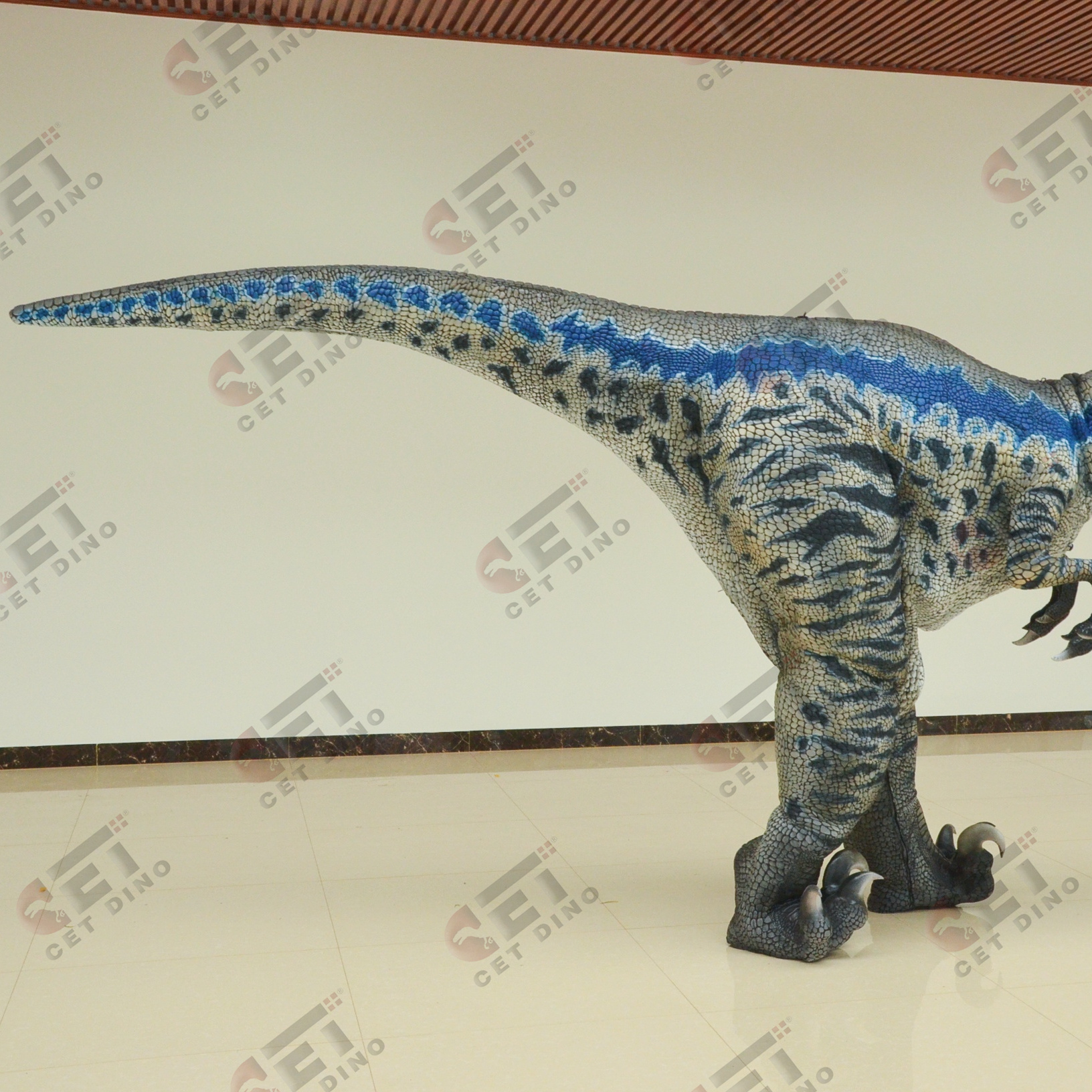 Simulation Robotic Realistic Walking Adult Dinosaur  Costume For Outdoor Park