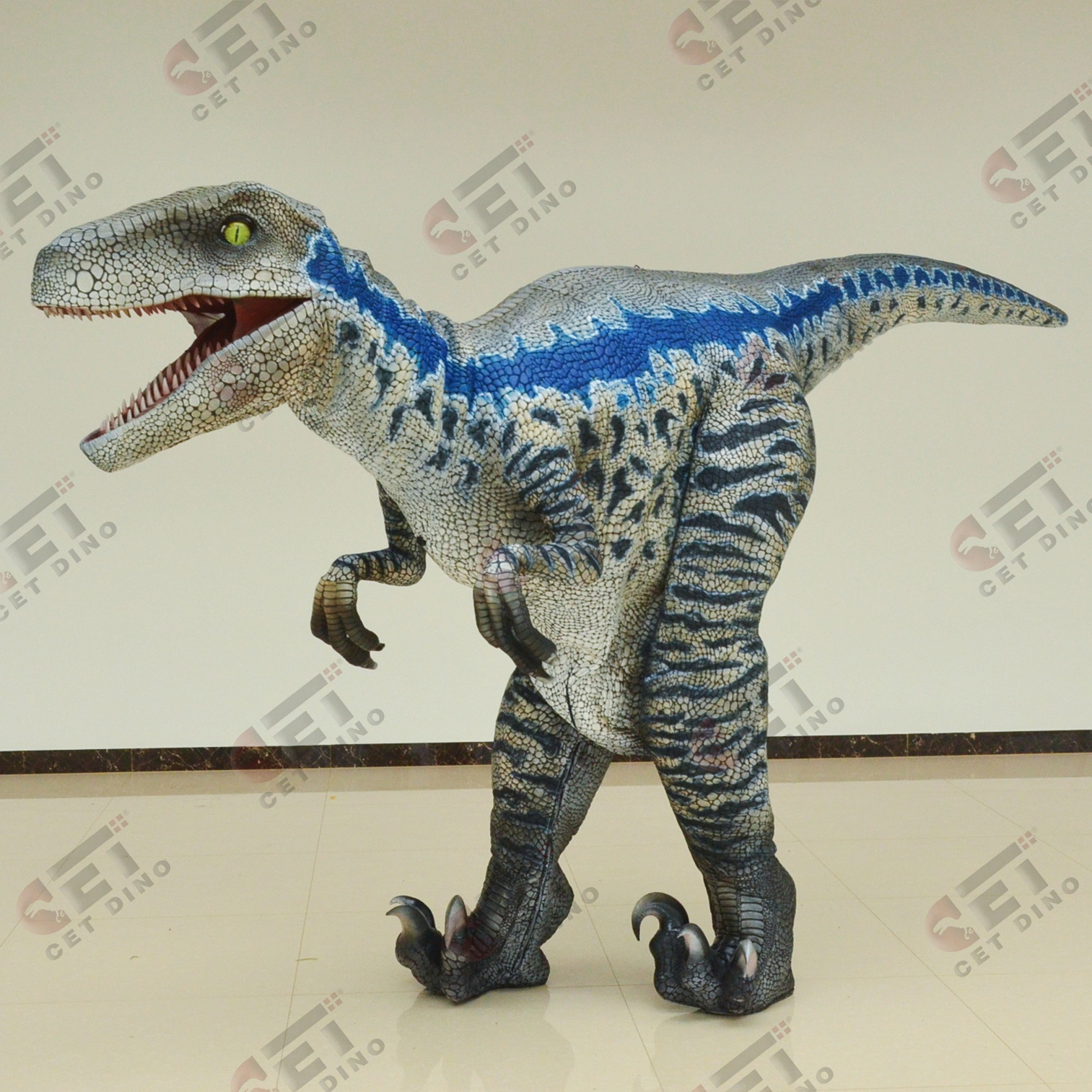 Simulation Robotic Realistic Walking Adult Dinosaur  Costume For Outdoor Park