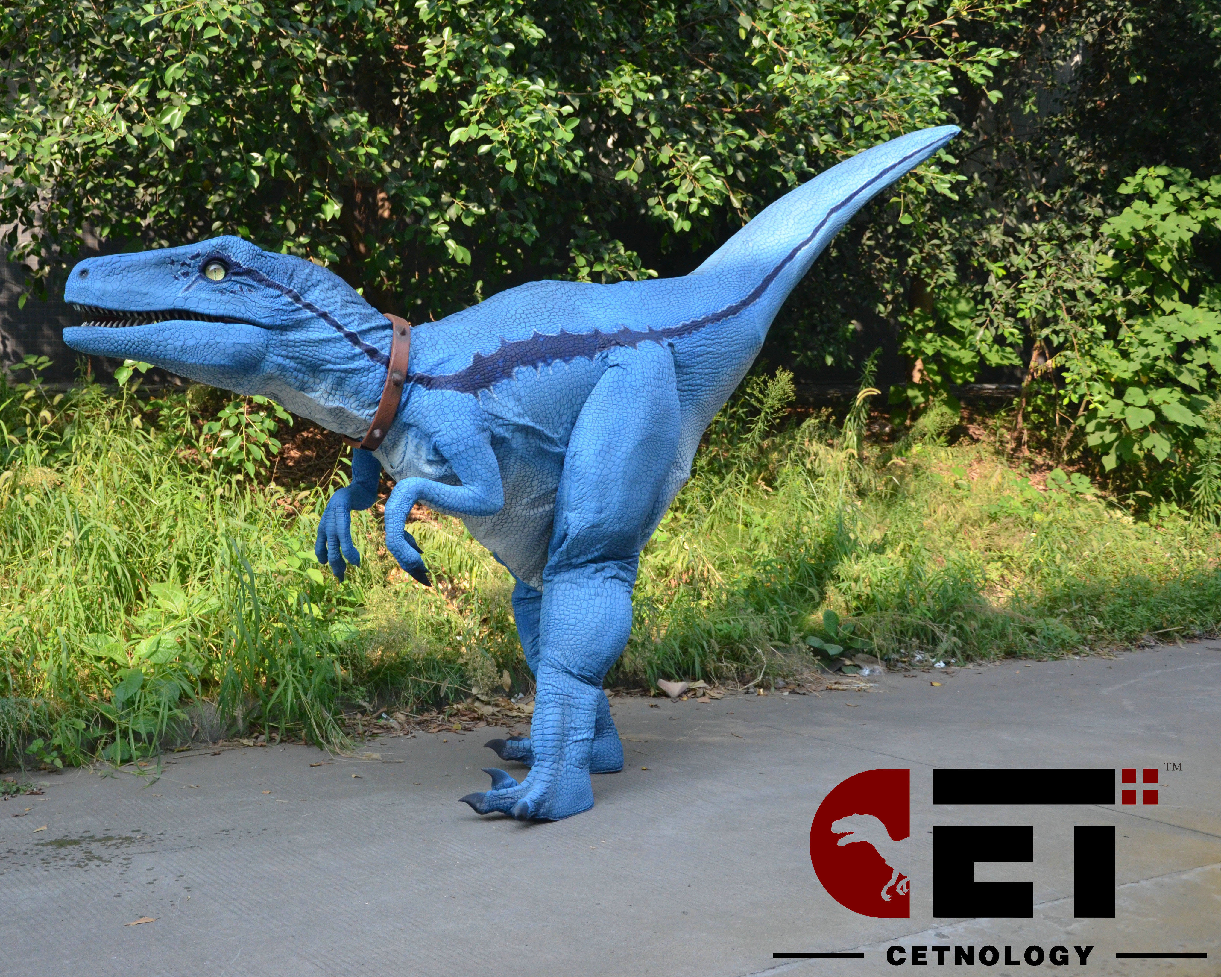 Simulation Robotic Realistic Walking Adult Dinosaur  Costume For Outdoor Park