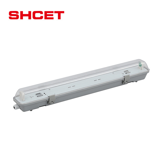 High quality OEM manufacturer 1.2m IP65 IP66 packing PC cover T8 led tri-proof light fixture waterproof multilumen price